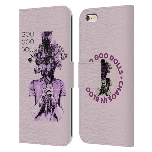 Goo Goo Dolls Graphics Chaos In Bloom Leather Book Wallet Case Cover For Apple iPhone 6 Plus / iPhone 6s Plus