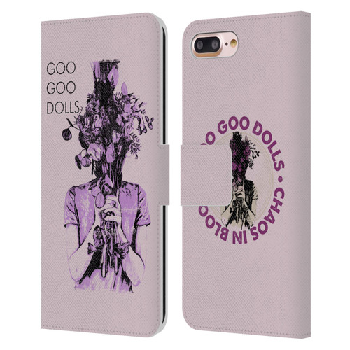 Goo Goo Dolls Graphics Chaos In Bloom Leather Book Wallet Case Cover For Apple iPhone 7 Plus / iPhone 8 Plus