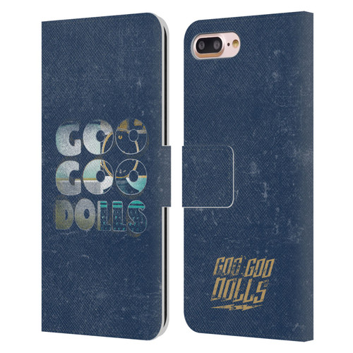 Goo Goo Dolls Graphics Rarities Bold Letters Leather Book Wallet Case Cover For Apple iPhone 7 Plus / iPhone 8 Plus
