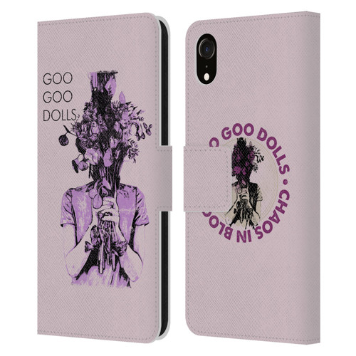 Goo Goo Dolls Graphics Chaos In Bloom Leather Book Wallet Case Cover For Apple iPhone XR