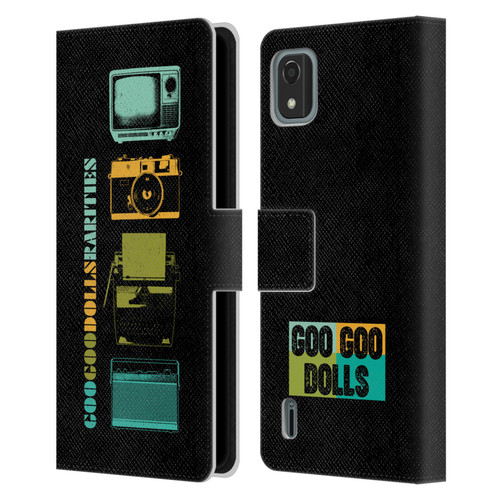 Goo Goo Dolls Graphics Rarities Vintage Leather Book Wallet Case Cover For Nokia C2 2nd Edition