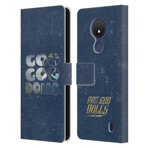 Goo Goo Dolls Graphics Rarities Bold Letters Leather Book Wallet Case Cover For Nokia C21