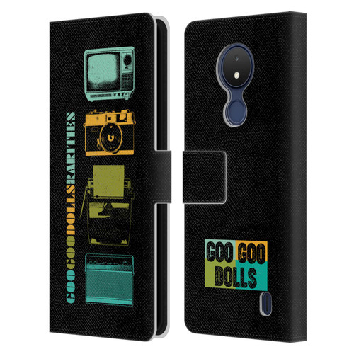 Goo Goo Dolls Graphics Rarities Vintage Leather Book Wallet Case Cover For Nokia C21