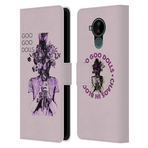 Goo Goo Dolls Graphics Chaos In Bloom Leather Book Wallet Case Cover For Nokia C30