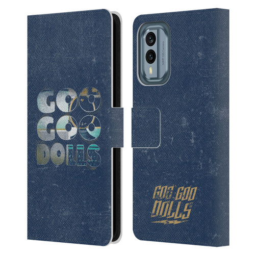 Goo Goo Dolls Graphics Rarities Bold Letters Leather Book Wallet Case Cover For Nokia X30