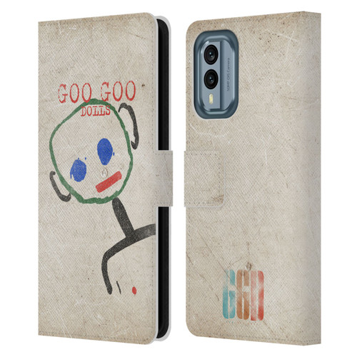 Goo Goo Dolls Graphics Throwback Super Star Guy Leather Book Wallet Case Cover For Nokia X30