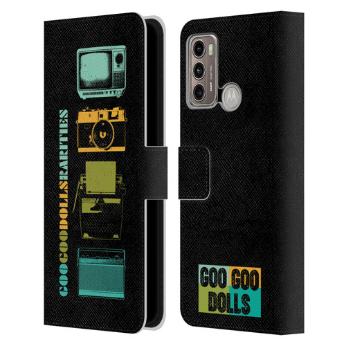 Goo Goo Dolls Graphics Rarities Vintage Leather Book Wallet Case Cover For Motorola Moto G60 / Moto G40 Fusion