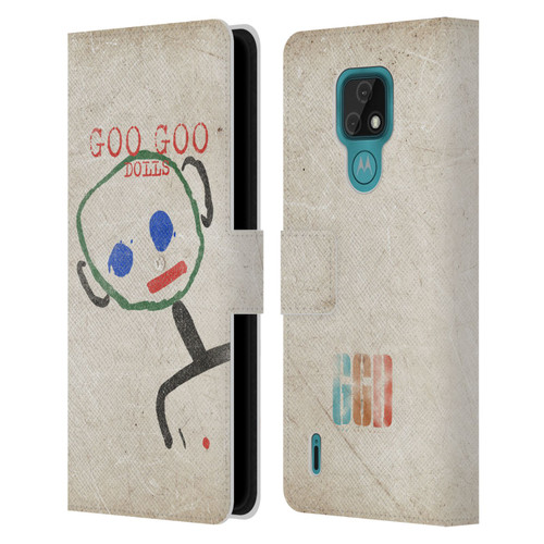 Goo Goo Dolls Graphics Throwback Super Star Guy Leather Book Wallet Case Cover For Motorola Moto E7