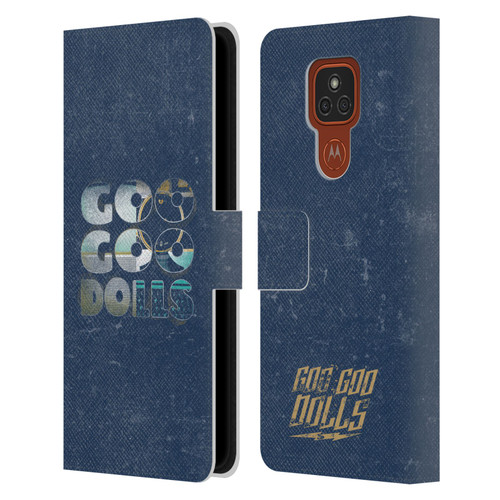 Goo Goo Dolls Graphics Rarities Bold Letters Leather Book Wallet Case Cover For Motorola Moto E7 Plus
