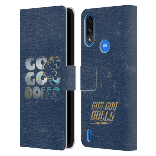 Goo Goo Dolls Graphics Rarities Bold Letters Leather Book Wallet Case Cover For Motorola Moto E7 Power / Moto E7i Power