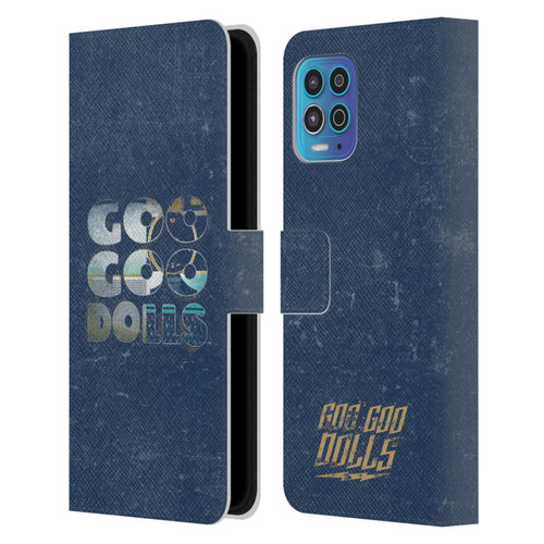 Goo Goo Dolls Graphics Rarities Bold Letters Leather Book Wallet Case Cover For Motorola Moto G100