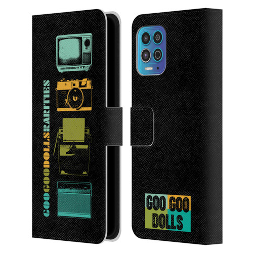 Goo Goo Dolls Graphics Rarities Vintage Leather Book Wallet Case Cover For Motorola Moto G100