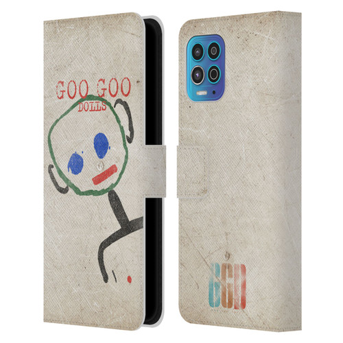 Goo Goo Dolls Graphics Throwback Super Star Guy Leather Book Wallet Case Cover For Motorola Moto G100