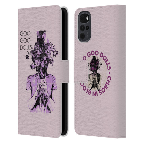 Goo Goo Dolls Graphics Chaos In Bloom Leather Book Wallet Case Cover For Motorola Moto G22