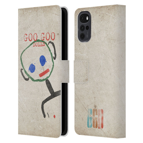 Goo Goo Dolls Graphics Throwback Super Star Guy Leather Book Wallet Case Cover For Motorola Moto G22