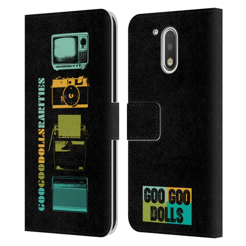 Goo Goo Dolls Graphics Rarities Vintage Leather Book Wallet Case Cover For Motorola Moto G41