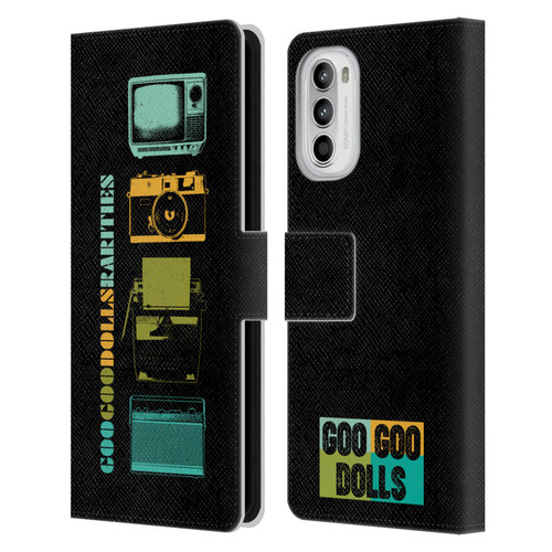 Goo Goo Dolls Graphics Rarities Vintage Leather Book Wallet Case Cover For Motorola Moto G52