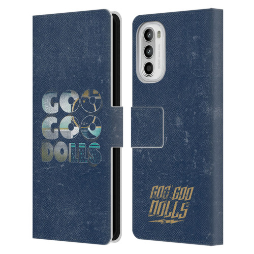 Goo Goo Dolls Graphics Rarities Bold Letters Leather Book Wallet Case Cover For Motorola Moto G52