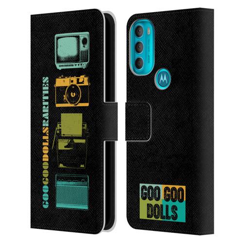 Goo Goo Dolls Graphics Rarities Vintage Leather Book Wallet Case Cover For Motorola Moto G71 5G