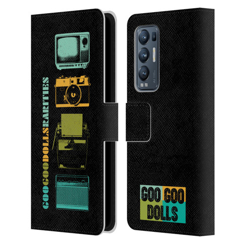Goo Goo Dolls Graphics Rarities Vintage Leather Book Wallet Case Cover For OPPO Find X3 Neo / Reno5 Pro+ 5G