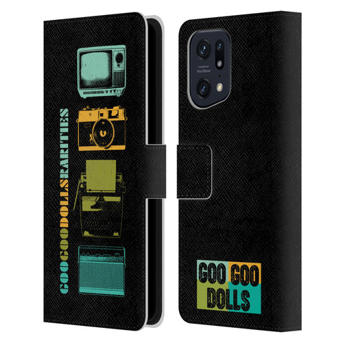 Goo Goo Dolls Graphics Rarities Vintage Leather Book Wallet Case Cover For OPPO Find X5