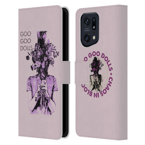 Goo Goo Dolls Graphics Chaos In Bloom Leather Book Wallet Case Cover For OPPO Find X5 Pro