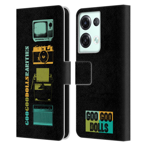 Goo Goo Dolls Graphics Rarities Vintage Leather Book Wallet Case Cover For OPPO Reno8 Pro
