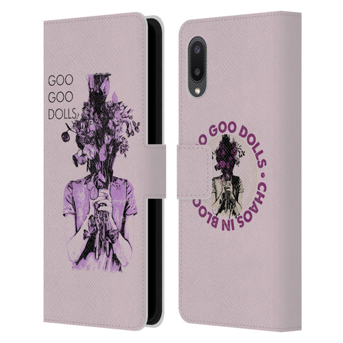 Goo Goo Dolls Graphics Chaos In Bloom Leather Book Wallet Case Cover For Samsung Galaxy A02/M02 (2021)