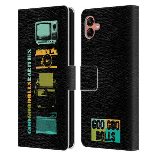 Goo Goo Dolls Graphics Rarities Vintage Leather Book Wallet Case Cover For Samsung Galaxy A04 (2022)