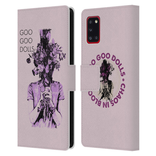 Goo Goo Dolls Graphics Chaos In Bloom Leather Book Wallet Case Cover For Samsung Galaxy A31 (2020)