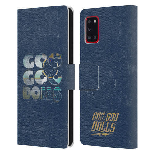 Goo Goo Dolls Graphics Rarities Bold Letters Leather Book Wallet Case Cover For Samsung Galaxy A31 (2020)