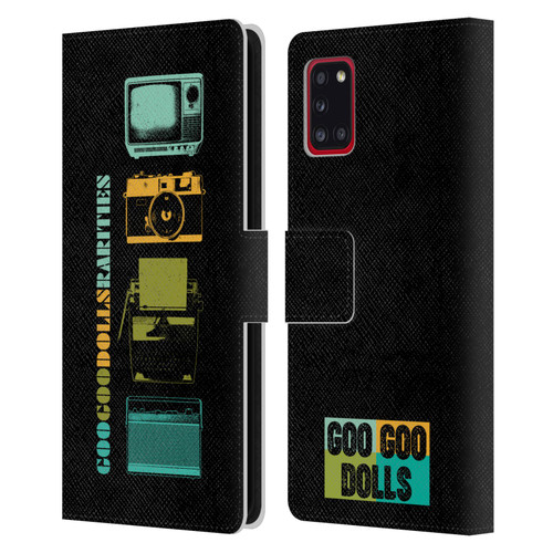 Goo Goo Dolls Graphics Rarities Vintage Leather Book Wallet Case Cover For Samsung Galaxy A31 (2020)