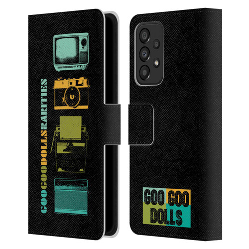 Goo Goo Dolls Graphics Rarities Vintage Leather Book Wallet Case Cover For Samsung Galaxy A33 5G (2022)