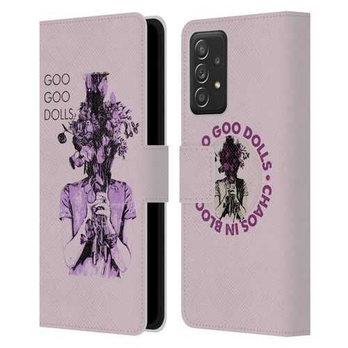 Goo Goo Dolls Graphics Chaos In Bloom Leather Book Wallet Case Cover For Samsung Galaxy A53 5G (2022)