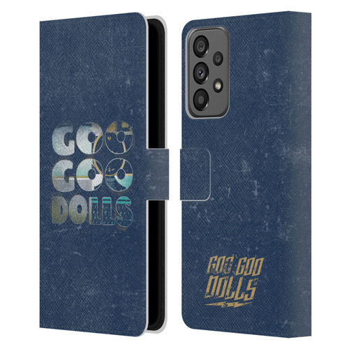 Goo Goo Dolls Graphics Rarities Bold Letters Leather Book Wallet Case Cover For Samsung Galaxy A73 5G (2022)