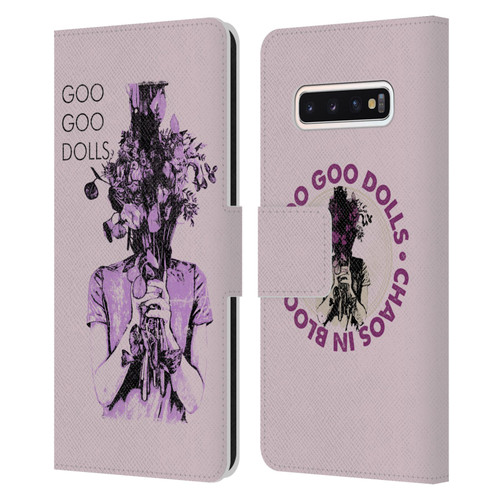 Goo Goo Dolls Graphics Chaos In Bloom Leather Book Wallet Case Cover For Samsung Galaxy S10