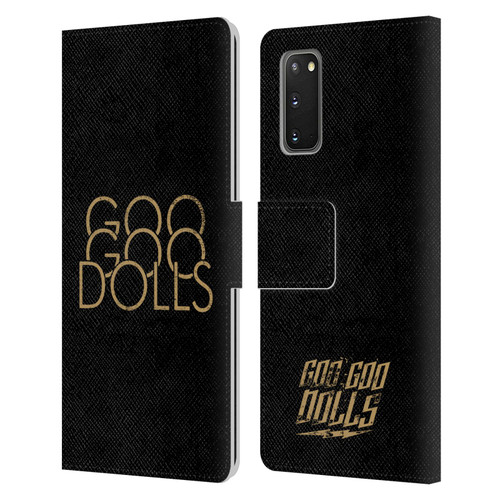 Goo Goo Dolls Graphics Stacked Gold Leather Book Wallet Case Cover For Samsung Galaxy S20 / S20 5G