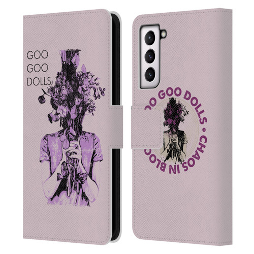 Goo Goo Dolls Graphics Chaos In Bloom Leather Book Wallet Case Cover For Samsung Galaxy S21 5G