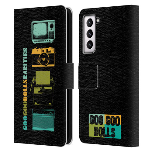 Goo Goo Dolls Graphics Rarities Vintage Leather Book Wallet Case Cover For Samsung Galaxy S21 5G