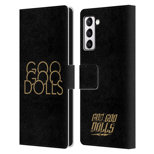 Goo Goo Dolls Graphics Stacked Gold Leather Book Wallet Case Cover For Samsung Galaxy S21+ 5G