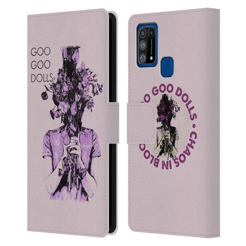 Goo Goo Dolls Graphics Chaos In Bloom Leather Book Wallet Case Cover For Samsung Galaxy M31 (2020)