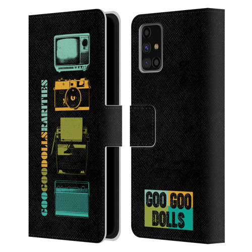 Goo Goo Dolls Graphics Rarities Vintage Leather Book Wallet Case Cover For Samsung Galaxy M31s (2020)