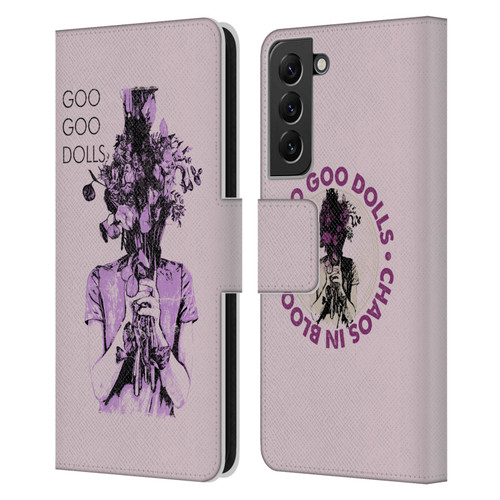 Goo Goo Dolls Graphics Chaos In Bloom Leather Book Wallet Case Cover For Samsung Galaxy S22+ 5G
