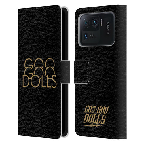 Goo Goo Dolls Graphics Stacked Gold Leather Book Wallet Case Cover For Xiaomi Mi 11 Ultra