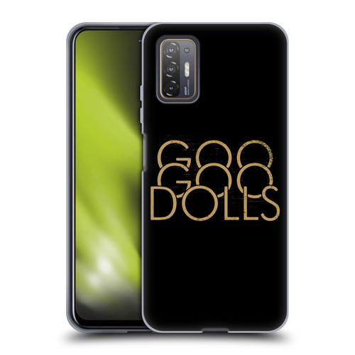 Goo Goo Dolls Graphics Stacked Gold Soft Gel Case for HTC Desire 21 Pro 5G
