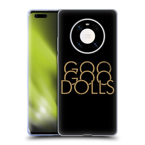 Goo Goo Dolls Graphics Stacked Gold Soft Gel Case for Huawei Mate 40 Pro 5G
