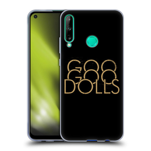 Goo Goo Dolls Graphics Stacked Gold Soft Gel Case for Huawei P40 lite E