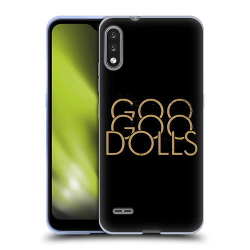 Goo Goo Dolls Graphics Stacked Gold Soft Gel Case for LG K22