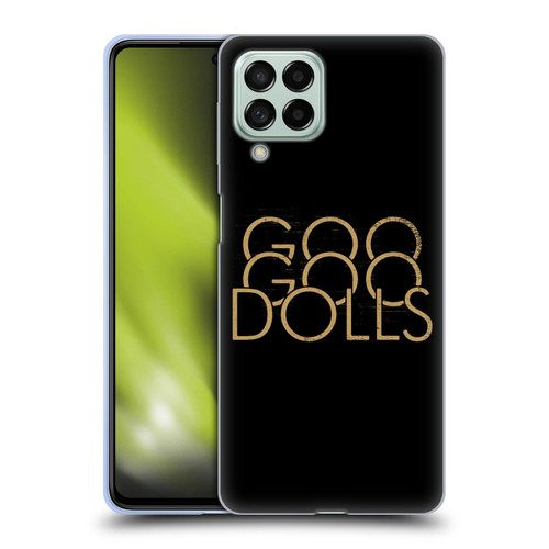 Goo Goo Dolls Graphics Stacked Gold Soft Gel Case for Samsung Galaxy M53 (2022)