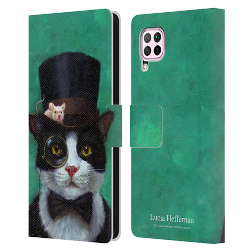 Lucia Heffernan Art Tuxedo Leather Book Wallet Case Cover For Huawei Nova 6 SE / P40 Lite